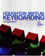 HOUGHTON MIFFLIN KEYBOARDING AND APPLICATIONS