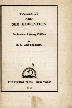 PARENTS AND SEX EDUCATION FOR PARENTS OF YOUNG CHILDREN