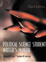 THE POLITICAL SCIENCE STUDENT WRITER’S MANUAL THIRD EDITION