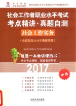 中大网校 社会工作者职业水平考试 考点精讲·真题自测 社会工作实务 中级 2017版