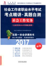 2017社会工作者职业水平考试 考点精讲真题自测 社会工作实务 初级