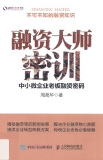 融资大师密训 中小微企业老板融资密码