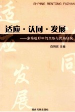 适应·认同·发展 多维视野中的民族与民族研究