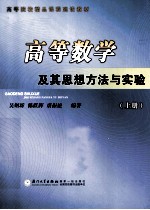 高等数学及其思想方法与实验 上