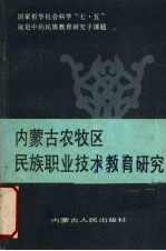 内蒙古农牧区民族职业技术教育研究