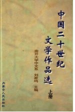 中国二十世纪文学作品选 上