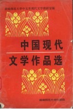 中国现代文学作品选