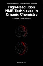 HIGH-RESOLUTION NMR TECHNIQUES IN ORGANIC CHEMISTRY