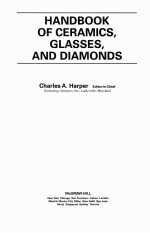 HANDBOOK OF CERAMICS GLASSES AND DIAMONDS