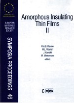 AMORPHOUS INSULATING THIN FILMS Ⅱ