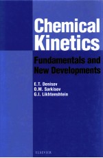 CHEMICAL KINETICS FUNDAMENTALS AND NEW DEVELOPMENTS