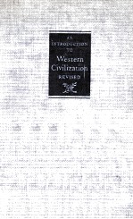 AN INTRODUCTION TO WESTERN CIVILIZATION