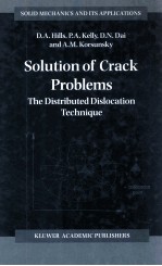 SOLUTION OF CRACK PROBLEMS THE DISTRIBUTED DISLOCATION TECHNIQUE