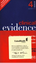 CLINICAL EVIDENCEDECEMBER 2000 4