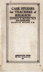 CASE STUDIES FOR TEACHERS OF RELIGION