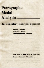 PETROGRAPHIC MODAL ANALYSIS EN ELEMENTARY STATISTICAL APPRAISAL