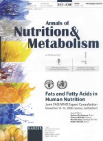 ANNALS OF NUTRITION & METABOLISM:FATS AND FATTY ACIDS IN HUMAN NUTRITION