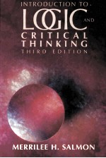 INTRODUCTION TO LOGIC AND CRITICAL THINKING