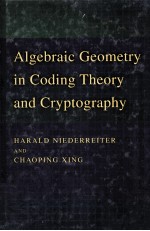 Algebraic Geometry in Coding Theory and Cryptography