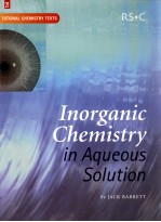 TUTORIAL CHEMISTRY TEXTS 21 INORGANIC CHEMISTRY IN AQUEOUS SOLUTION