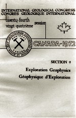 INTERNATIONAL GEOLOGICAL CONGRESS CONGRES GEOLOGIQUE INTERNATIONAL TWENTY-FOURTH VINGT-QUATRIEME SE