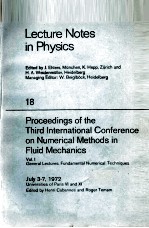 18 PROCEEDINGS OF THE THIRD INTERNATIONAL CONFERENCE ON NUMERICAL METHODS IN FLUID MECHANICS VOL.1 G