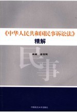 《中华人民共和国民事诉讼法》精解