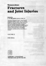 watson-jones fractures and joint injuries vol2