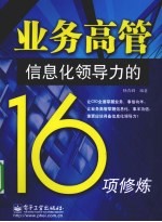 业务高管信息化领导力的16项修炼