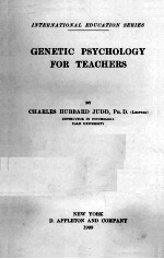 GENETIC PSYCHOLOGY FOR TEACHERS