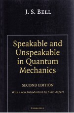 SPEAKABLE AND UNSPEAKBLE IN QUANTUM MECHANICS