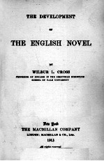 THE DEVELOPMENT OF THE ENGLISH NOVEL