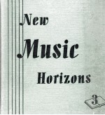 NEW MUSIC HORIZONS THIRD BOOK