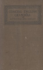 A CONCISE ENGLISH GRAMMAR WITH EXERCISES