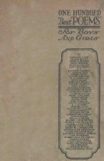 ONE HUNDRED BEST POEMS FOR BOYS AND GIRLS