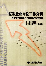 煤炭企业岗位工作分析 河南省平煤集团八矿岗位工作分析实例