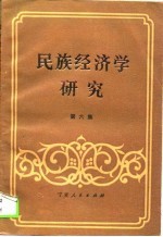 民族经济学研究 第6集 关于发展少数民族地区经济与对外开放专辑