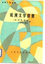 欧洲文学背景 西方文明巨著背后的政治、社会、思想潮流