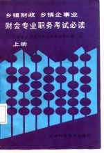 乡镇财政 乡镇企事业 财会专业职务考试必读 上