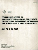 CONFERENCE RECORD OF 1981 THIRTY-EIGHTH ANNUAL CONFERENCE OF ELECTRICAL ENGINEERING PROBLEMS IN THE