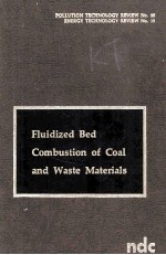 FLUIDIZED BED COMBUSTION OF COAL AND WASTE MATERIALS