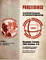 2nd World Congress of Chemical Engineering PROCEEDINGS Volume VI