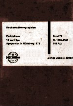 DECHEMA-MONOGRAPHIEN Nr.1576-1588 ZERKLEINERN TEILA/2