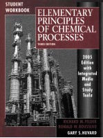 ELEMENTARY PRINCIPLES OF CHEMICAL PROCESSES THIRD EDITION 2005 Edition with Integrated Media and Stu