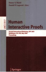 Lecture Notes in Computer Science 3517 Human Interactive Proofs Second International Workshop