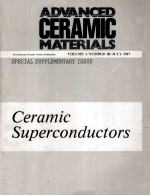 Ceramic Superconductors Advanced Ceramic Materials Special Supplementary Issue Volume 2