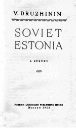 SOVIET ESTONIA