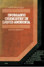 INORGANIC CHEMISTRY IN LIQUID AMMONIA