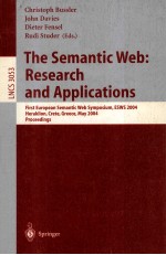 Lecture Notes in Computer Science 3053 The Semantic Web:Research and Applications First European Sem