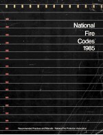 National Fire Codes 1985 Volume 8